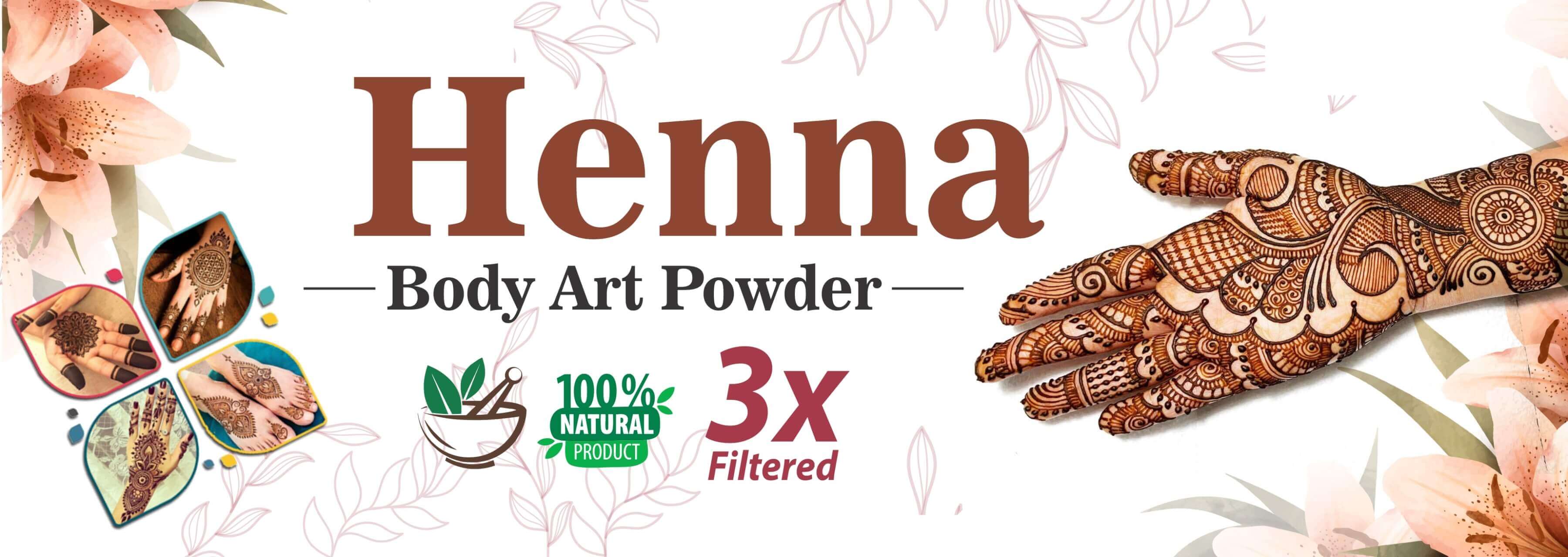 Henna Body Art Powder Manufacturer in India